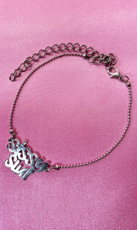 SissySlut with Diamonte Ankle Chain