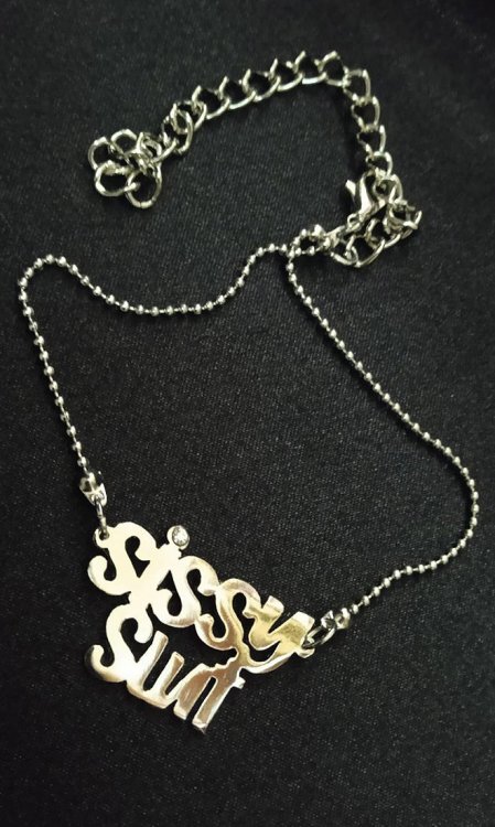 SissySlut with Diamonte Ankle Chain