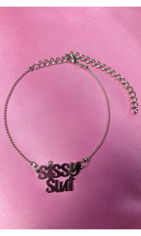 SissySlut with Diamonte Ankle Chain