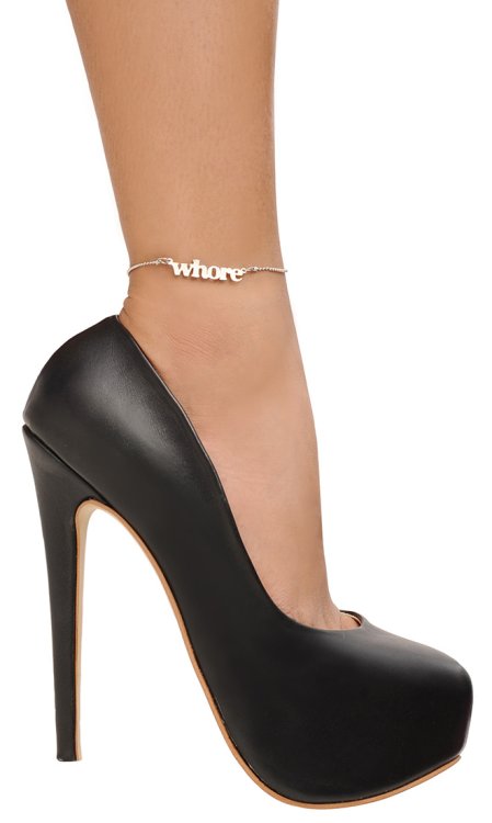 Whore Ankle Chain