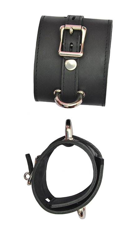 3 inch Leather Wrist Cuffs (pair)