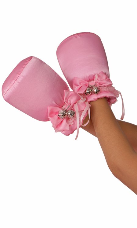 Satin Adult Baby Bondage Mitts
