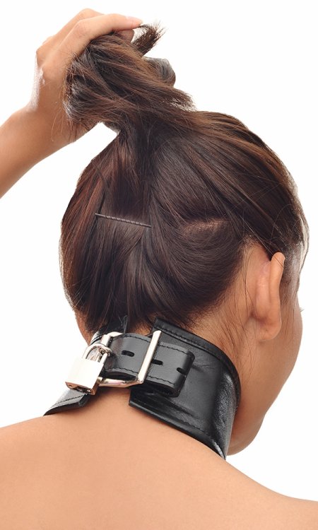 3 inch Leather Control Collar