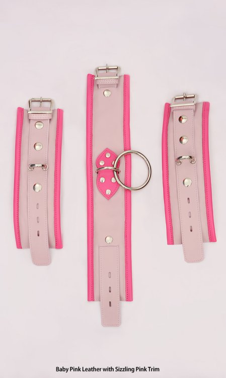 3-piece Luxury Padded Collar and Cuffs Set