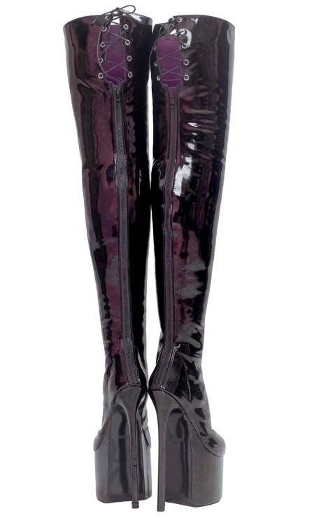 Estee Custom PU over-Knee Boots