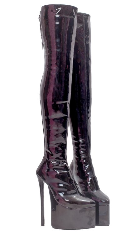 Estee Custom PU over-Knee Boots