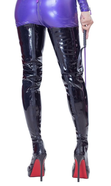 6 inch Custom size PU Xtreme Crotch Boots