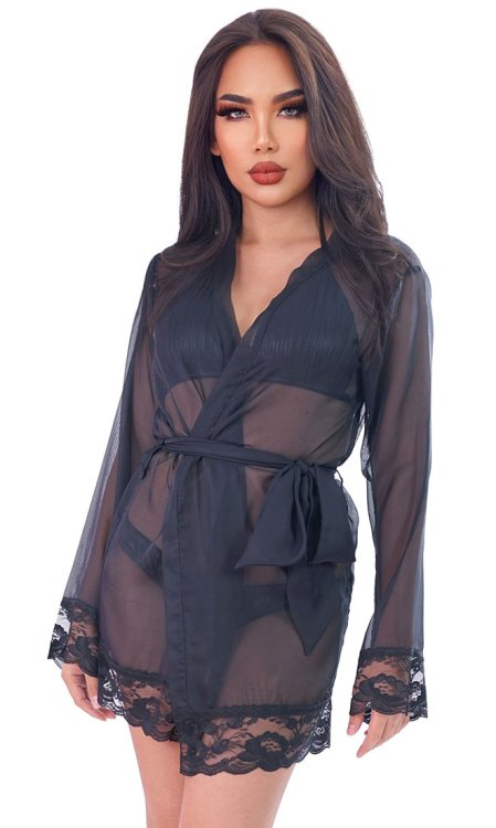 Flirty Chiffon Robe