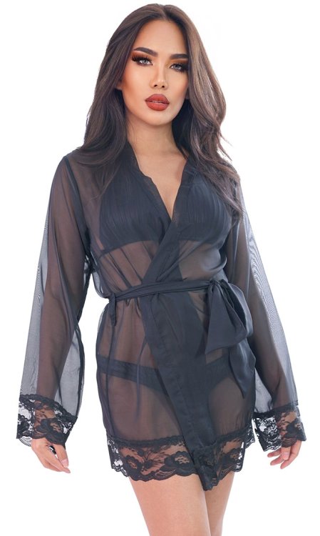 Flirty Chiffon Robe