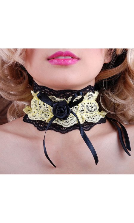 Wanida Net and Lace Choker