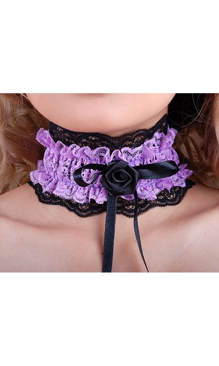 Wanida Net and Lace Choker