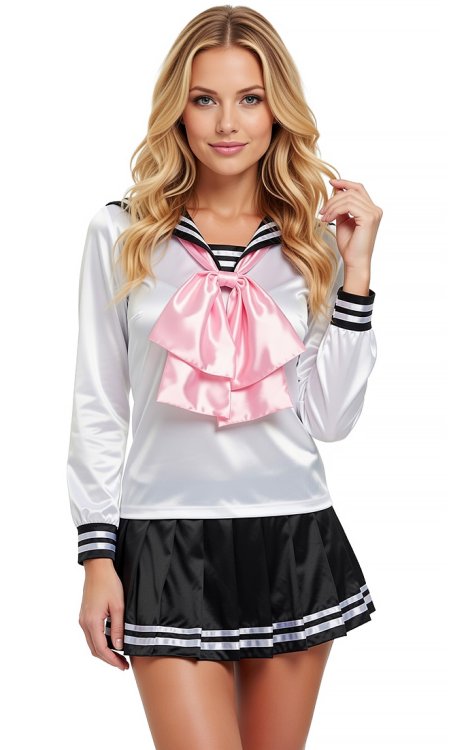 Cosplay Satin Neck-tie