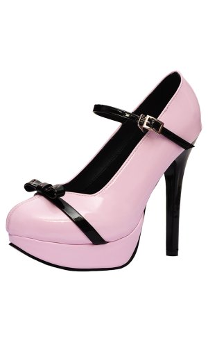 5 inch Jeanie Bow heels with platform