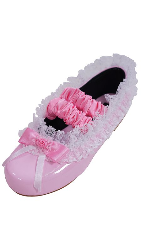 Frilly Sissy Mary Janes