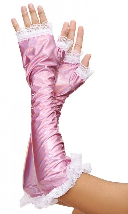 Fingerless Sissy Gloves