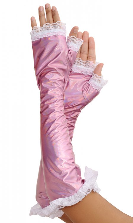 Fingerless Sissy Gloves