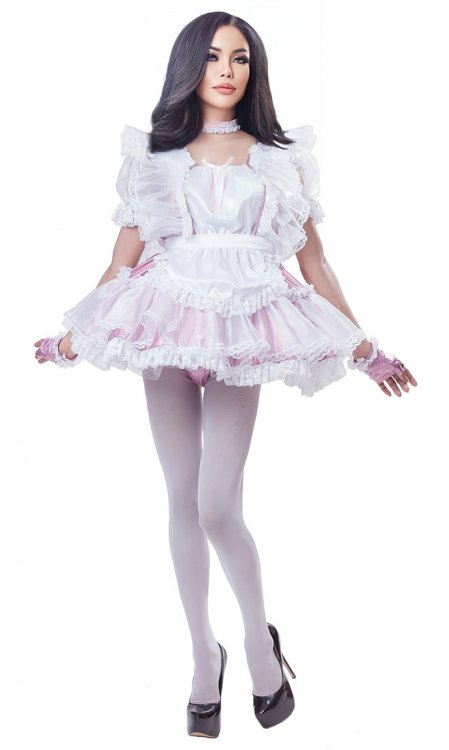 Luxury Frilly Holo Sissy Maid