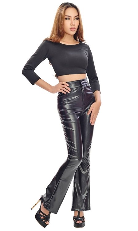 Aurora Leatherette Trousers