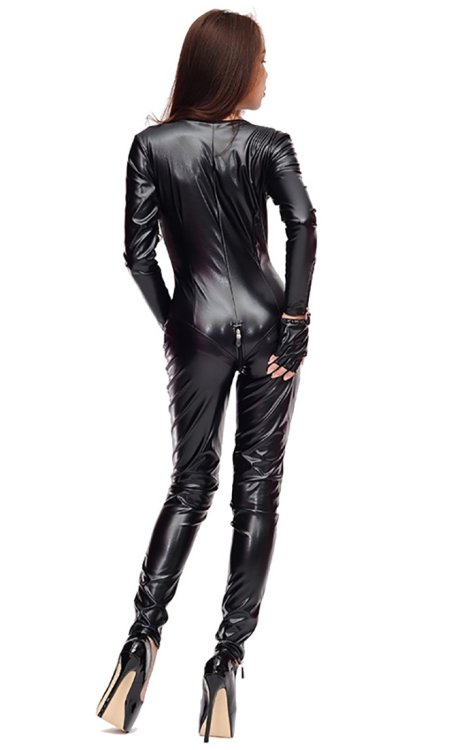 Luxury Harlot Leatherette Catsuit