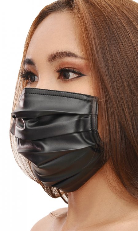 Leatherette Face Mask