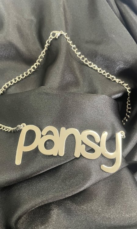 pansy Necklace (LARGE size)