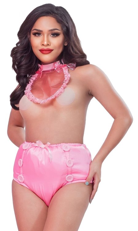 Buttons Bubble Sissy Panties