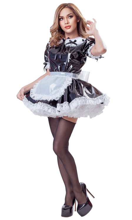 Adaline Plastic French Maid