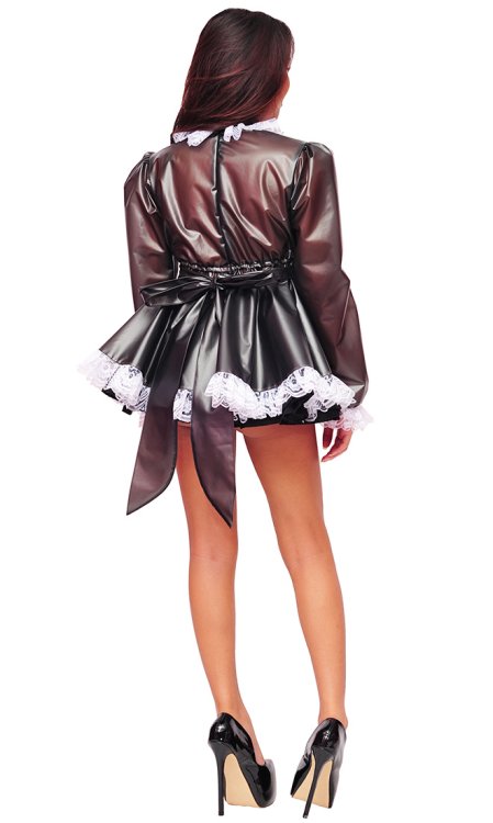 Lolita Plastic Prissy Sissy Maid