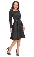 Emilie Fashion Dress (Stretch Satin)