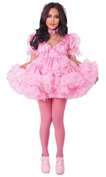 Barbi Satin Sissy Dress