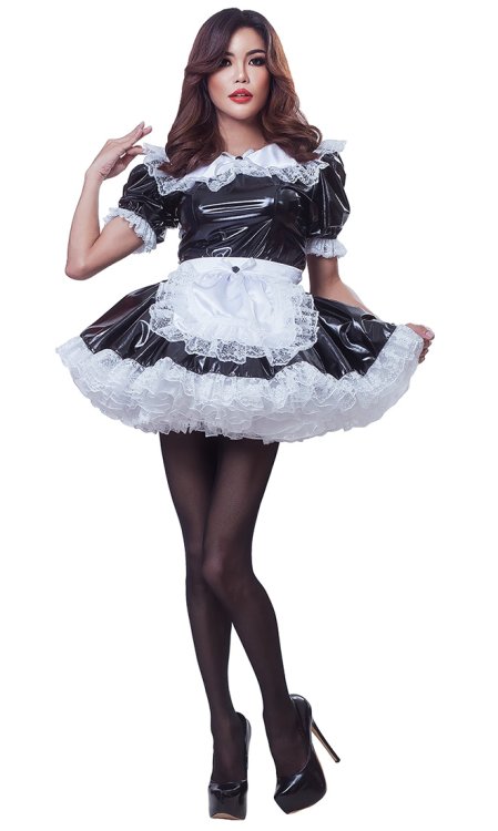 Prettie PVC French Maid