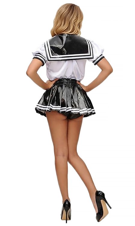 Cosplay PVC Sailor Girl Skirt