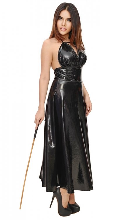 Natalya PVC Long Dress