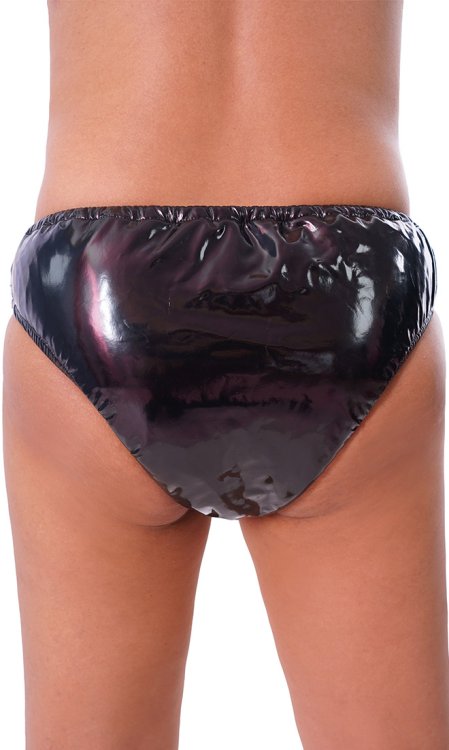 PVC Pop Zipper Briefs