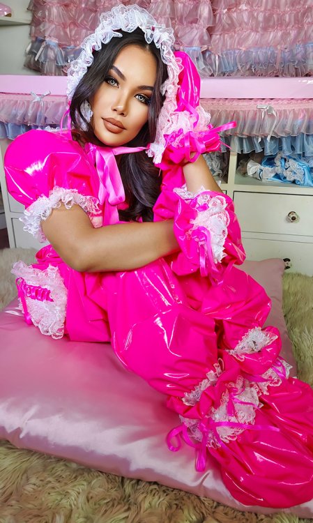 PVC Adult Baby Full Body Playsuit