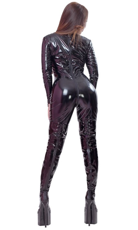 Luxury Collarless PVC Catsuit