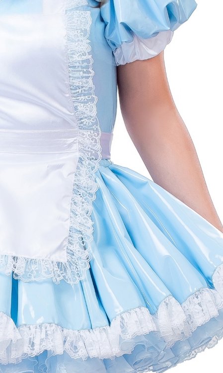 Alice-in-Wonderland Short PVC Dress