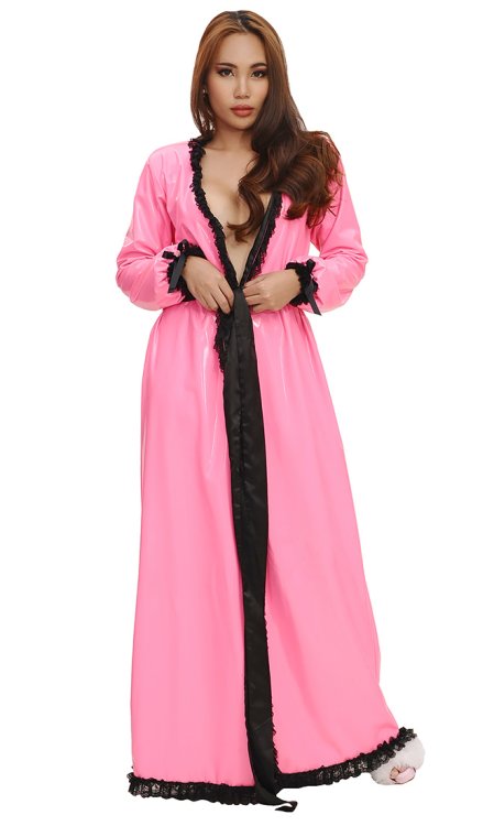PVC and Lace Gown