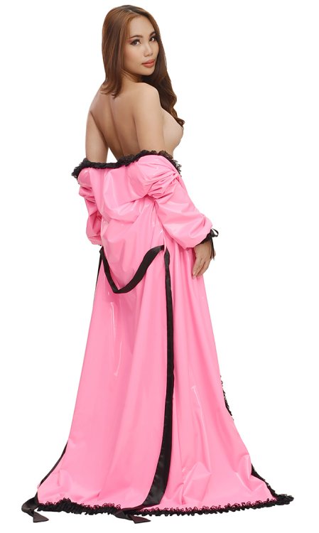 PVC and Lace Gown