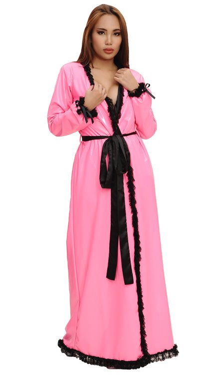 PVC and Lace Gown
