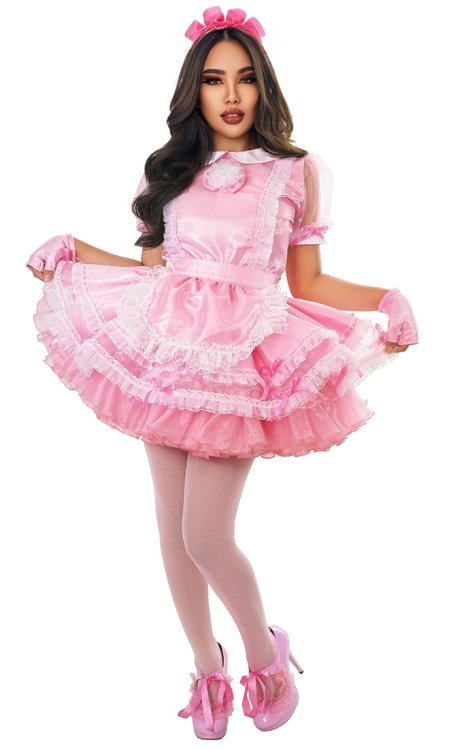 Mannie Satin Sissy Dress