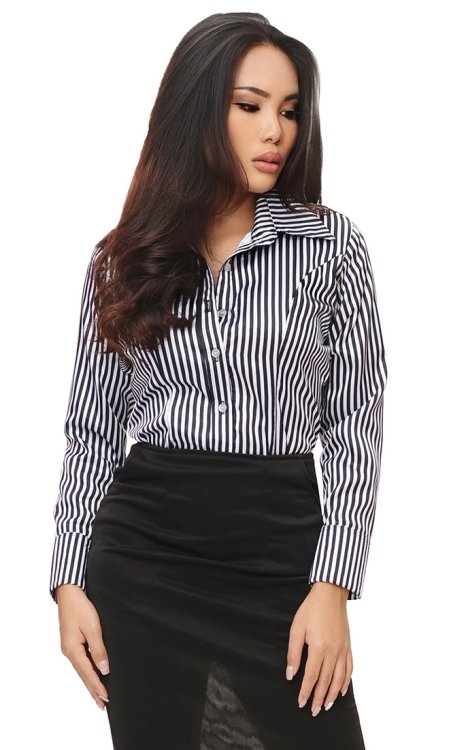 Stripes Tease Blouse