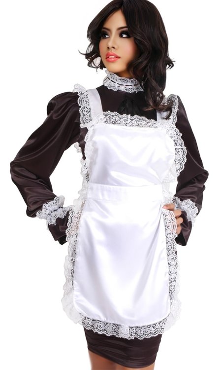 Satin Hobble Maid