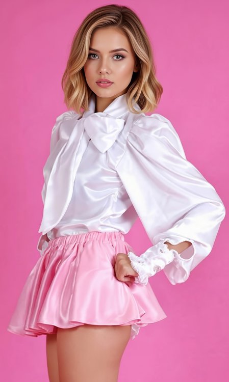 Satin Minx Micro Skirt