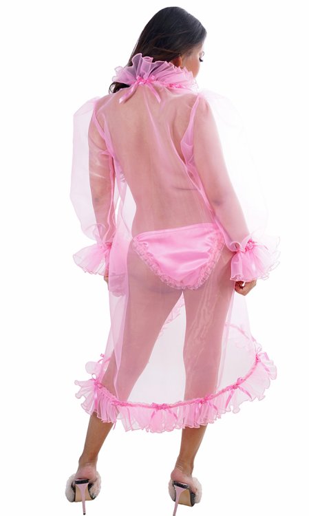 Sheer Ribbons Peignoir