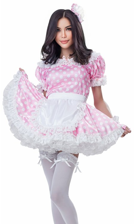 Adaline Satin French Maid