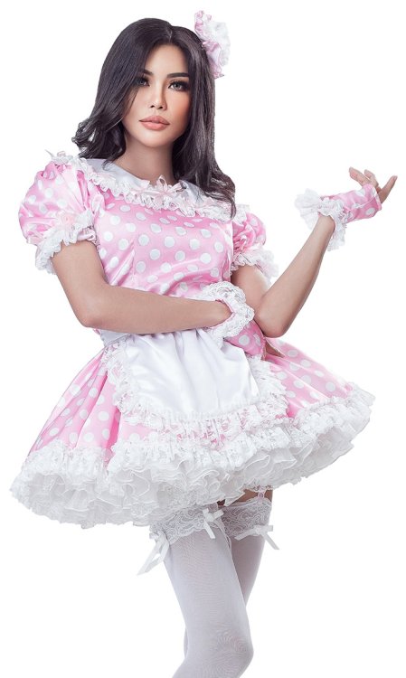 Adaline Satin French Maid