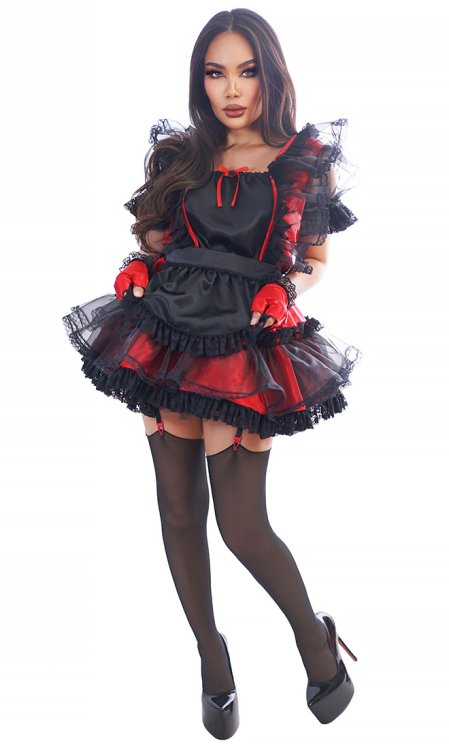 Luxury Frilly Wondershine Sissy Maid