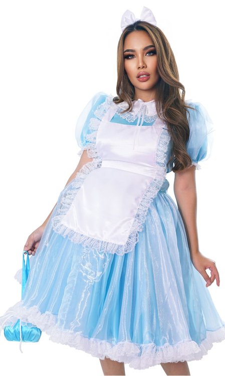 Alice in Wonderland Long Sissy Dress