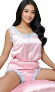 Satin Baby Sleepsuit